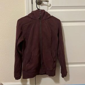 Lululemon Scuba hoodie *light dark cherry
